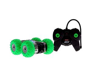 NincoRacers - Stunt Vert. Voiture télécommandée réversible et acrobatique. 27/40Mhz Couleur Verte. Voiture radiocommandée recommandée pour Les garçons et Les Filles de Plus de 6 Ans (NH93135)