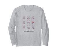 Nine Bunny Emotions | pour Les Amoureux des Lapins Manche Longue