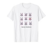 Nine Bunny Emotions | pour Les Amoureux des Lapins T-Shirt Graphique avec Valeur