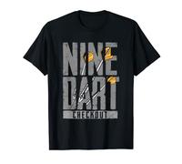Nine Dart Checkout Cadeau amusant pour les grands joueurs de fléchettes T-Shirt