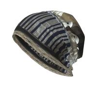 Nine Ghosts at The Long Rectangulaire Table Bonnet Unisexe Bonnet tricoté Chaud Slouchy Skull Cap Noir