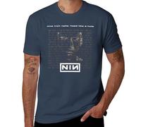 Nine Inch | Nails-Head Like A Hole, T-shirt pour homme, Style marine, M