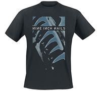 Nine Inch Nails Pretty Hate Machine Homme T-Shirt Manches Courtes Noir XL