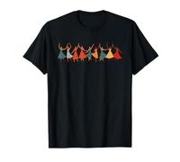 Nine Ladies Pochoir découpe Style rétro 6 T-Shirt