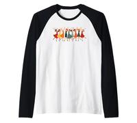 Nine Ladies Pochoir découpe Style rétro 7 Manche Raglan