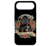 Nine Lives Club Tatouage rétro Motif Faucheuse Coque pour iPhone Air