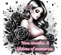 Nine Months. A lifetime of memories.: A pregnancy journal with blank and lined pages to capture memories, baby countdowns, and maternity moments!