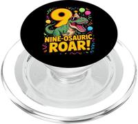 Nine-Osauric Roar 9e Anniversaire Dinosaure PopSockets PopGrip pour MagSafe