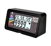 NINE-RONG Backlight Compte à Rebours Numérique de 9999 Jours Grand écran LCD Compte à Rebours pour la Retraite, Le Mariage, Les Vacances, l'événement de Noël, la Classe, la Croisière