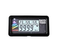 NInE-ROnG Compte à Rebours Numérique Rétroéclairé 9999 Jours avec Grand écran LCD pour Retraite,Mariage,Vacances,Noël et Calendrier,Rappel d'événements (NR-HM200B)