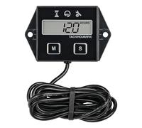 NInE-ROnG Compte-tours numérique, rappel d'entretien, arrêt de l'utilisateur, utilisation pour tondeuse à gazon ZTR, générateur de tracteur, marine, hors-bord, moteur ATV, motoneige et appareils