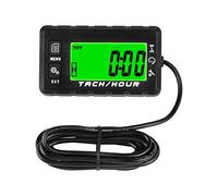 NInE-ROnG HM058 Compteur de vitesse numérique 2 options système Rappel de maintenance du compte à rebours, rétroéclairage pour moto, tondeuses à gazon