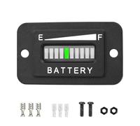 NInE-ROnG Indicateur de batterie 12/24V 36V 48V, étanche IP68, compteur de capacité de batterie plomb-acide pour chariot de golf, chariot élévateur, voiturette(BI003-1) (12/24V)