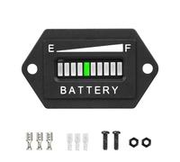 NInE-ROnG Indicateur de batterie 12/24V 36V 48V, étanche IP68, compteur de capacité de batterie plomb-acide pour chariot de golf, chariot élévateur, voiturette(BI001-1) (48V)