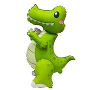 Nine San Ballons 3D crocodile vert - En aluminium - Cadeau debout - Pour enfants - Jungle - Décoration crocodile