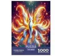 Nine-Tailed Animaux Sauvages Renard Puzzle 1000 Pièces Educa Cadeau Unique De l'art De La Décoration Cartoon Couleur Jeu Éducatif Challenge Toy Adultes Et Enfants À Partir De 14 Ans 38x26cm/1000pcs