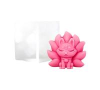 Nine-Tailed Foxes Resin Mold Candle Making Moulds Soap Crafting Molds Soap Supplies Suitable for Home Decors Crafting Molds