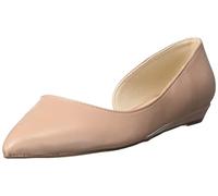 Nine West - Ballerines Plates Saige, en Daim, pour Femme, (Light Natural Synthetic), 42 EU