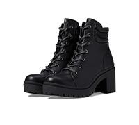 Nine West Bottines de combat Quona pour femme, noir, 40 EU
