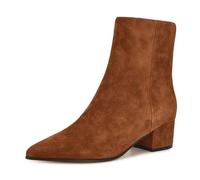 Nine West Bottines Maribu pour femme, Suède Cognac 121, 41 EU
