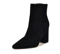 Nine West Bottines Reraye pour femme, Black Suede 001, 42 EU