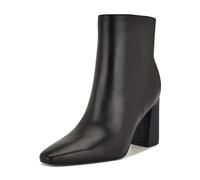 Nine West Bottines Reraye pour femme, Cuir noir 002, 42 EU