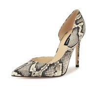 Nine West Escarpins Folowe pour femme, Serpent naturel clair Multi 051, 37 EU