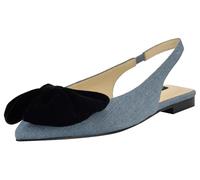 NINE WEST Femme Junnie Ballerines, Blue Denim Black 421, 39 EU