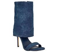 NINE WEST Femme Macken Sandale à Talon, Denim Blue 420, 35.5 EU