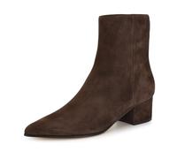 NINE WEST Femme Maribu Bottine, Daim Marron Foncé 200, 37.5 EU