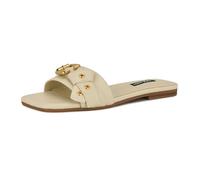 Nine West Femme Missj Sandale Plate, Crème 150, 36 EU
