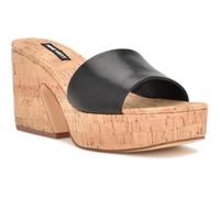 Nine West Femme Oklee8 Plate-Forme, Noir de Corvin, 44 EU