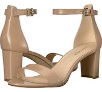 NINE WEST Femme Pruce Leather Sandales avec ajout, Naturel, 43 EU
