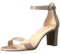 NINE WEST Femme Wnpruce3 Sandale à Talon, Brevet Naturel, 40 EU
