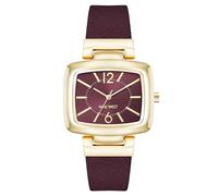 NINE WEST Femmes Analogique Quartz Japonais Montre avec Bracelet en Simili Cuir 086702738090