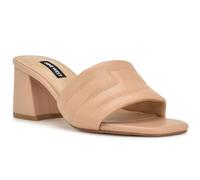 Nine West GLENRA3 Sandales à talon bloc pour femme Rose clair 42