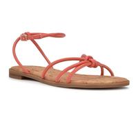 Nine West Hanklee Sandales plates avec sangle de cheville corail, taille 39