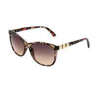 Nine West Lunettes de soleil œil de chat Vika pour femme, noir, 53 mm