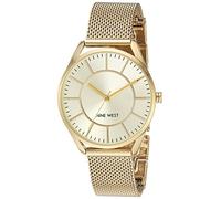 Nine West Montre-Bracelet en Maille pour Femme, NW/1922CHGB