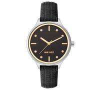 Nine West montre NW/2557BKBK femme argenté