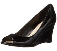 NINE WEST Sandales compensées Cape9x9, Chaussures Femmes, Noir, 37.5 EU