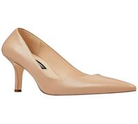 Nine WEST Wnflax pour femme, Cuir naturel clair, 7.5 Wide