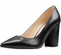 Nine West Women's Astoria Pump, Black Leather, 9.5 Medium US