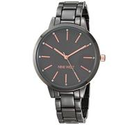 Nine West Women's Crystal Accented Bracelet Watch