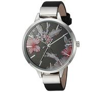 NINE WEST Women's Floral Dial Strap Watch