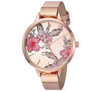 Nine West Women's Floral Dial Strap Watch