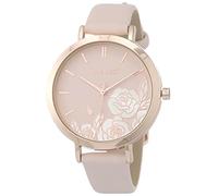 NINE WEST Women's Floral Dial Strap Watch