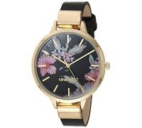 NINE WEST Women's Floral Dial Strap Watch