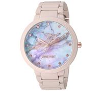 NINE WEST Women's Rubberized Bracelet Watch