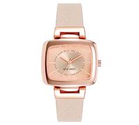 NINE WEST Women's Saffiano Strap Watch